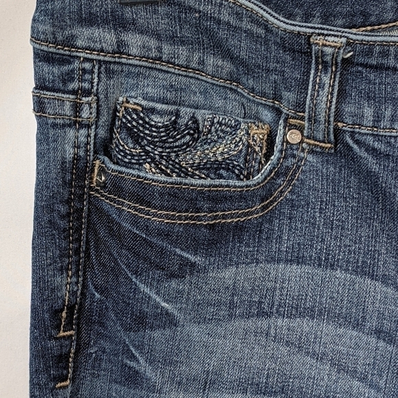 WHBM Blanc Boot Leg Jeans Sz 0 Regular - Picture 3 of 11